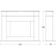 КП-16736 Классический каминный портал с резным фасадом
