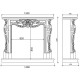 КП-16749 Ажурная облицовка из полированного мрамора