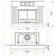 КП-16840 Классический портал из мрамора