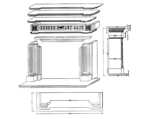 КП-3107 Классическая декоративная облицовка
